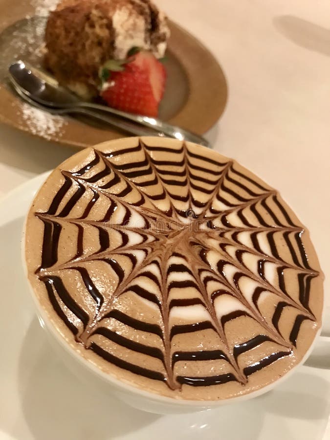 Delicious Coffee with Unique Design Stock Photo Image of delicious, unique 143004606