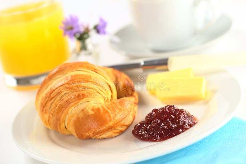 Delicious Continental Breakfast Stock Photo Image of selective