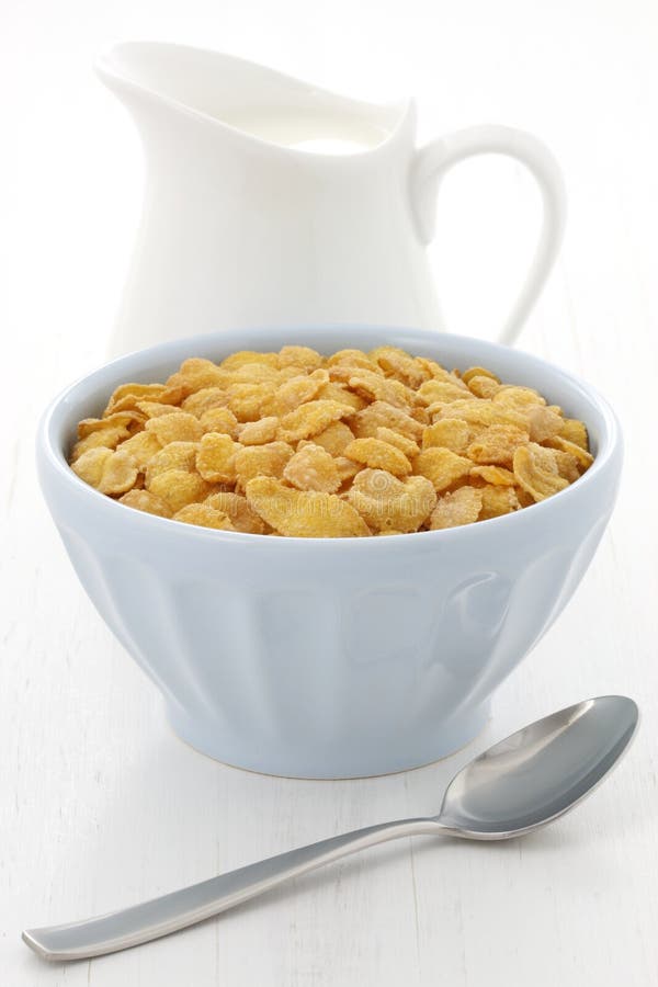 Delicious Corn Flake Breakfast Stock Photo Image of fiber, edible