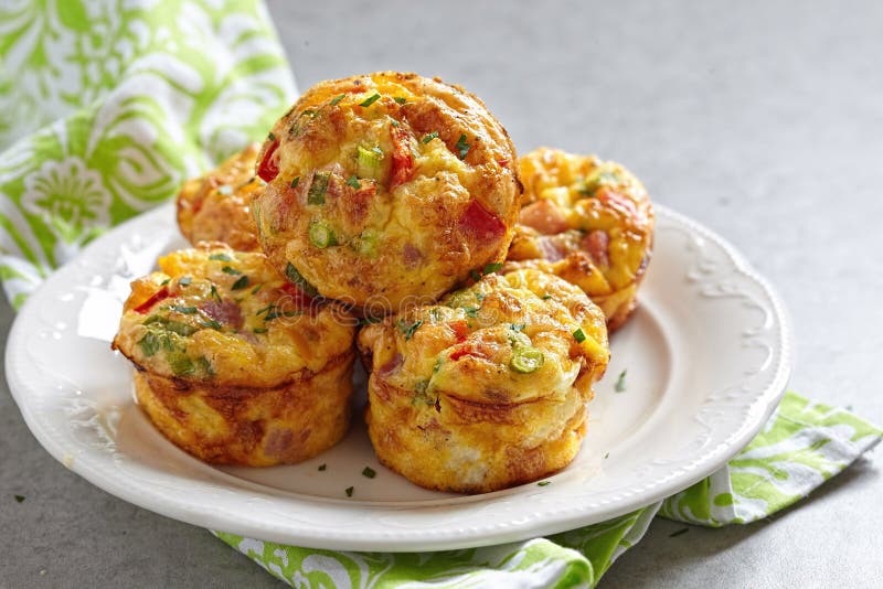Delicious egg muffins stock image. Image of bell, homemade 77269765