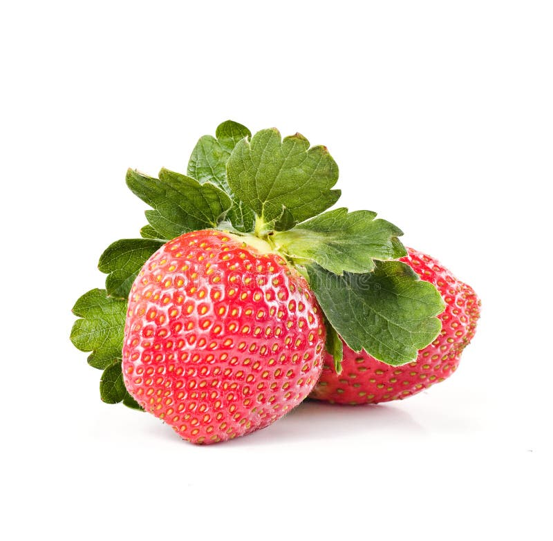 Delicious fresh strawberry fruit macro