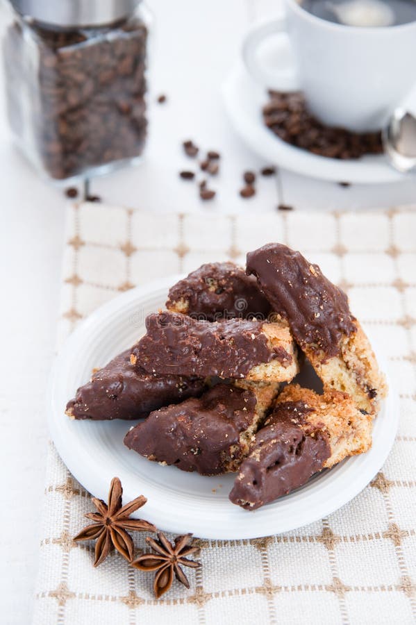 Delicious hand made cookies stock image