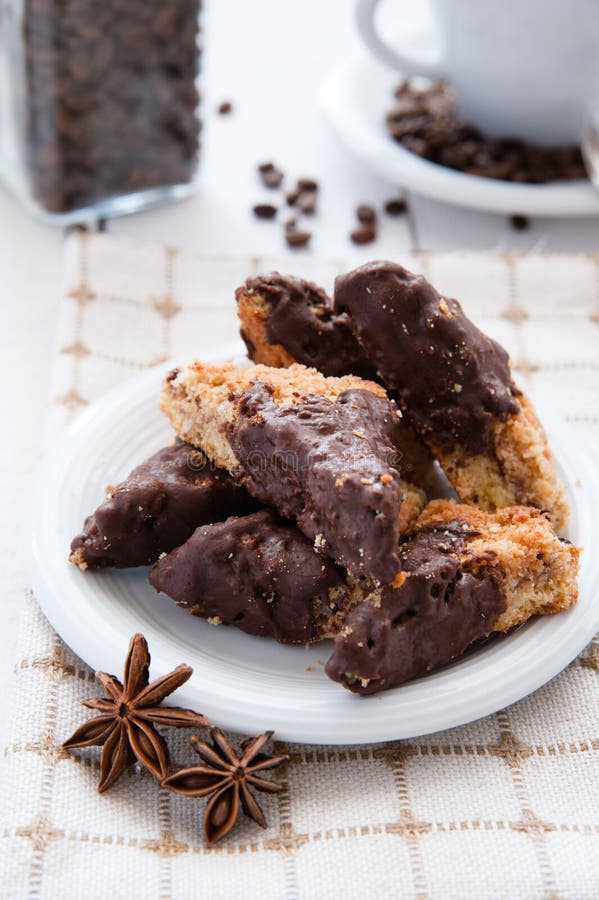 Delicious hand made cookies royalty free stock image