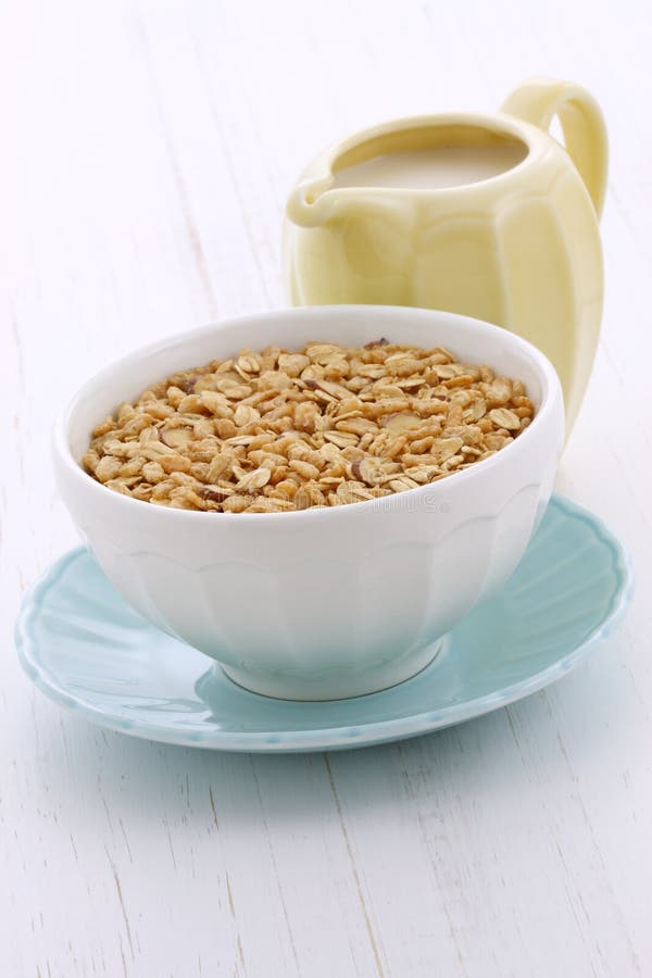 Delicious and Healthy Granola Cereal Stock Image Image of breakfastcereal, honey 35545337