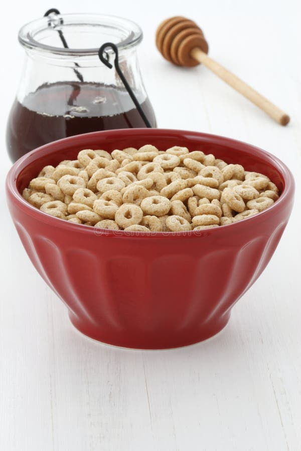 Delicious and Healthy Honey Nuts Cereal Stock Image Image of drink