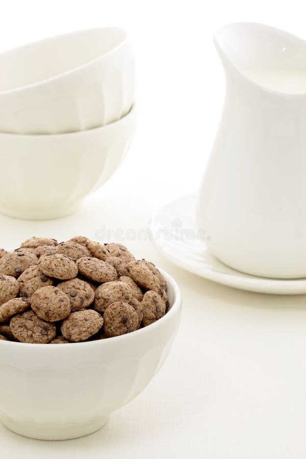 Delicious Healthy Kids Cereal Stock Photo Image of food, juice 23954684