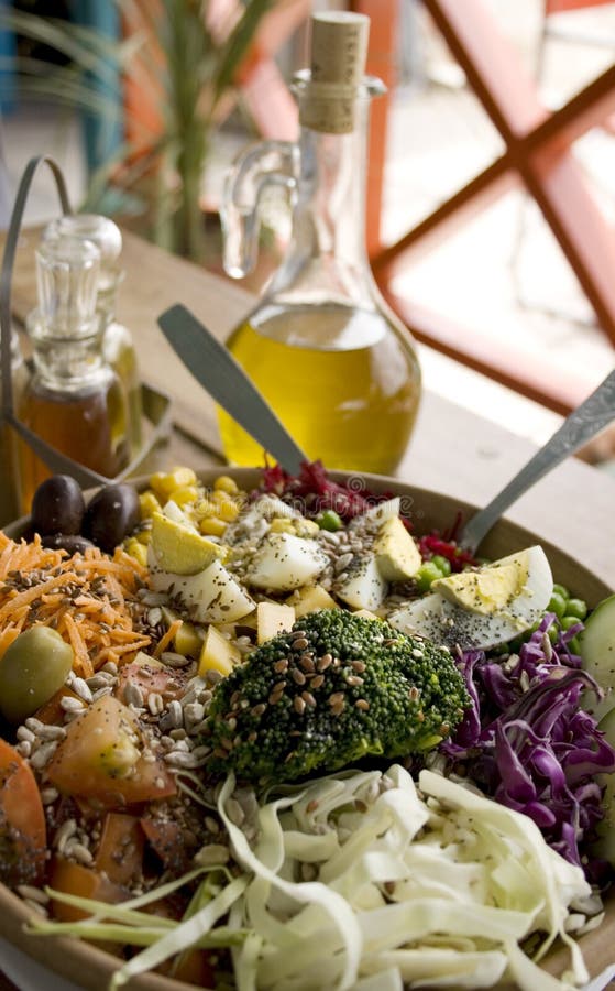 Delicious and healthy salad