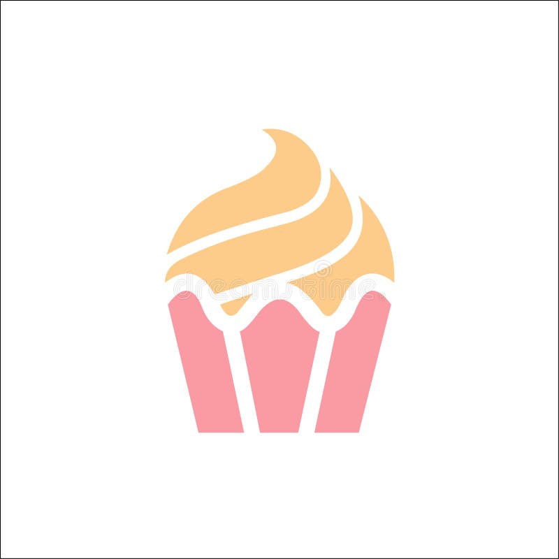 Delicious Ice Cream Sweet Dessert Logo Vector Stock Vector Illustration of dessert, flat