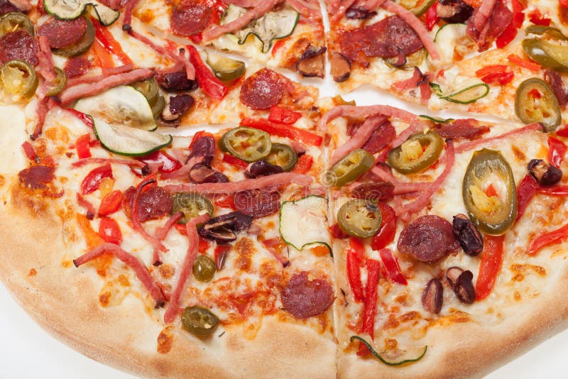 Delicious italian pizza stock photo. Image of italian 34038938