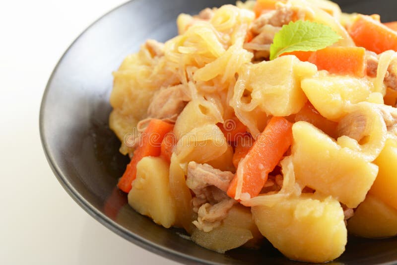 Japanese Meat and Potato Stew Stock Photo Image of okinawa, home