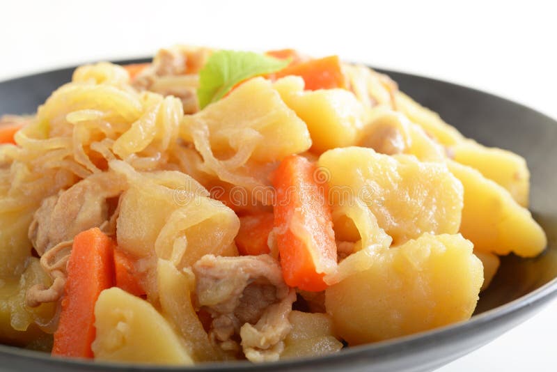 Japanese Meat and Potato Stew Stock Photo Image of carrot, nutrition