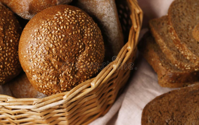Delicious loaves of rye bread stock photography Delicious loaves of rye bread stock photography