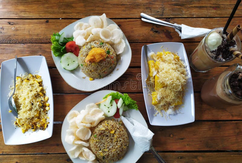 Delicious Lunch from Indonesia Stock Image Image of food, brunch