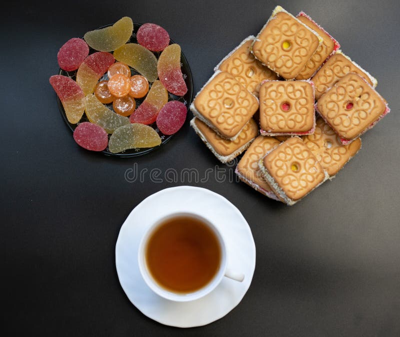 Delicious Marmalade and Candy on a Plate Stock Image Image of breakfast, color 163893787