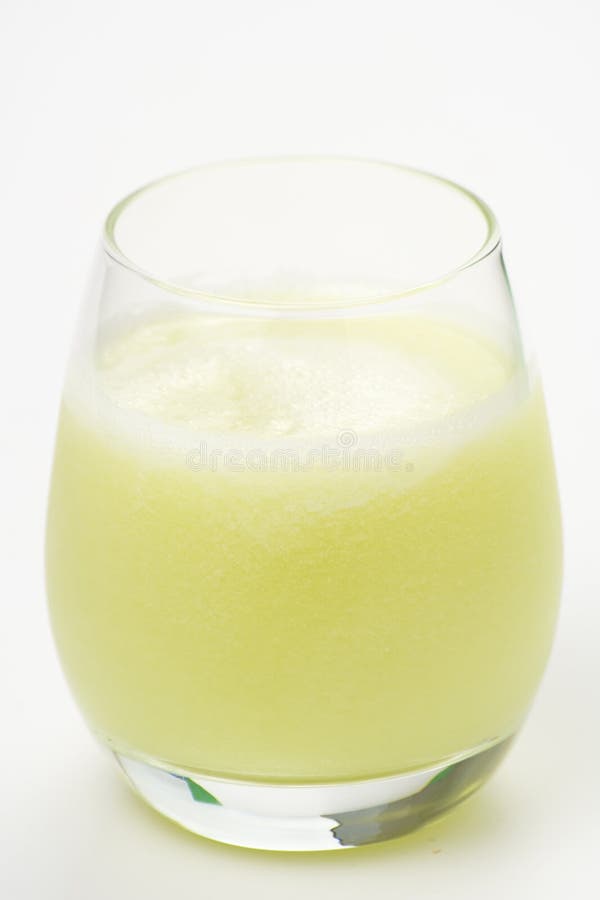 A delicious melon milkshake