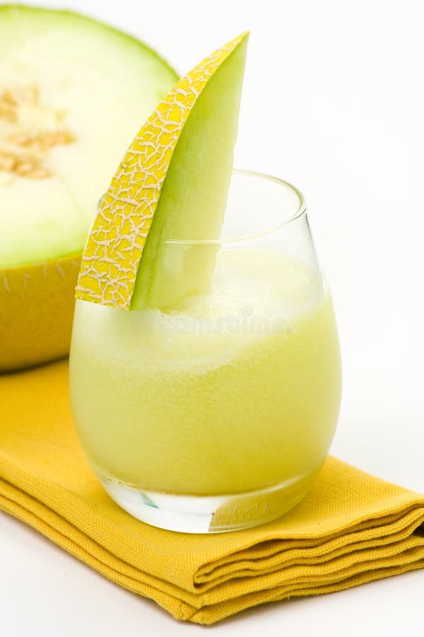 A delicious melon milkshake