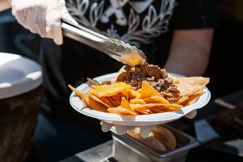 Delicious Mexican Street Food Stock Photo - Image of fajita, meat: 58277884