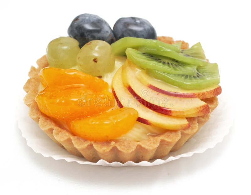 Delicious mixed fruit tart