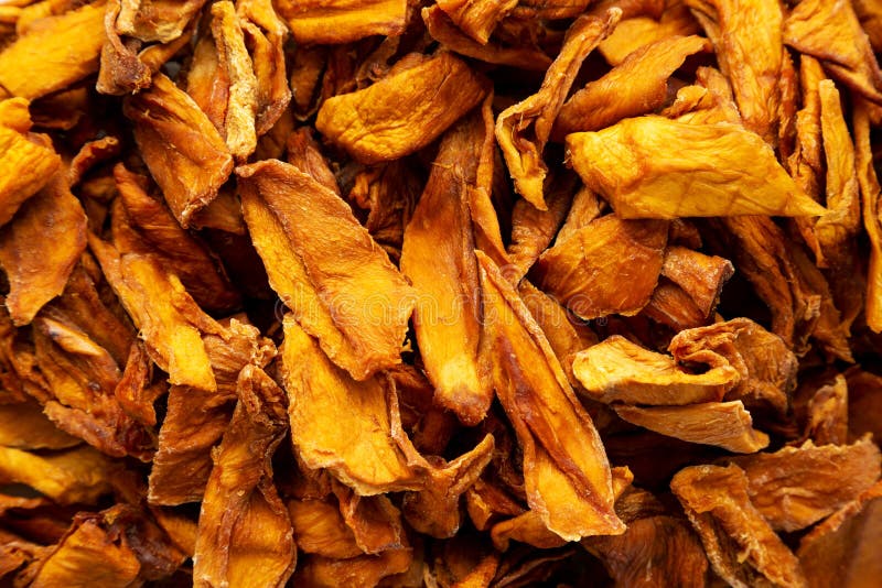 Delicious Organic Dried Mango Fruit Stock Photo Image of diet, heap