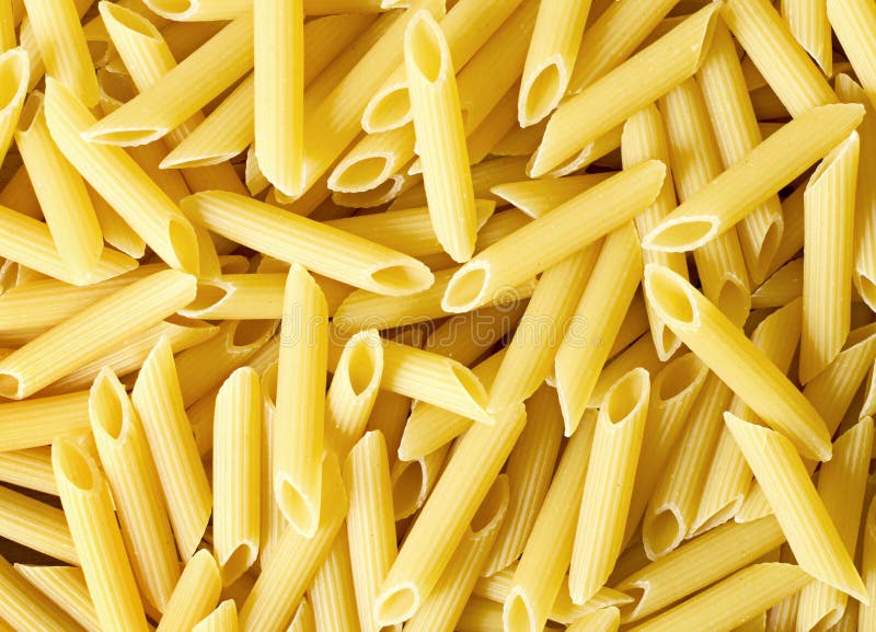Delicious Pasta, Penne Noodles Background Stock Image - Image of pasta