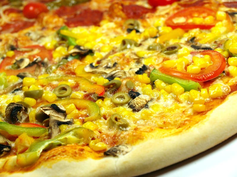 Delicious pizza stock image. Image of italian, pepper 11303277