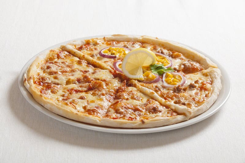 Delicious pizza stock photo. Image of home, lunch, isolated 29199224