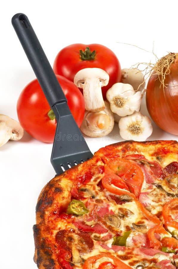 Delicious pizza stock image. Image of italian, cuisine 727829