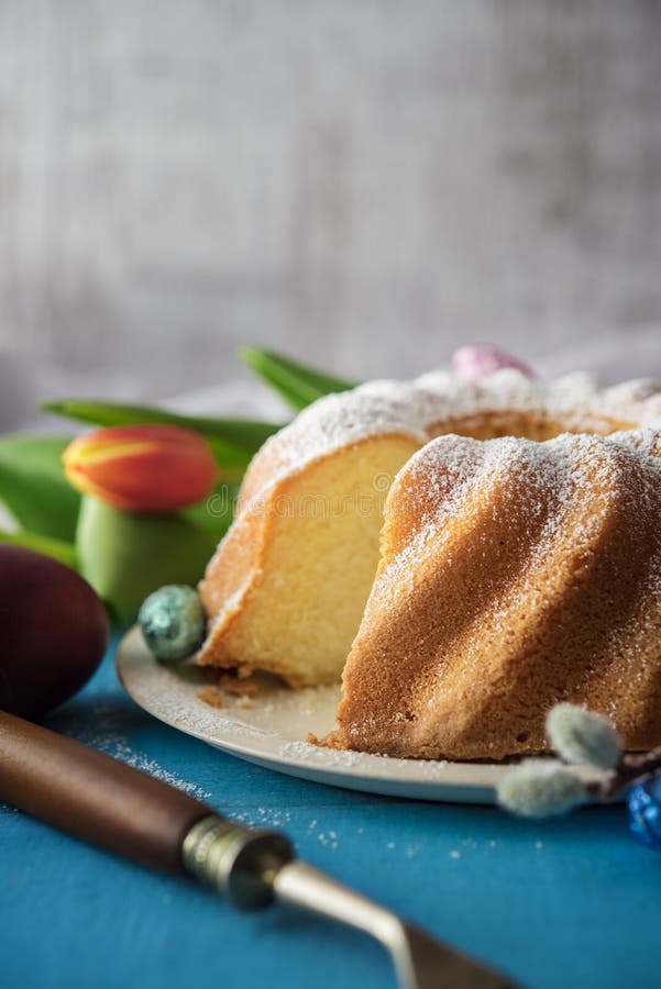 Delicious Pound Cake for Easter Stock Image Image of bake, cookies