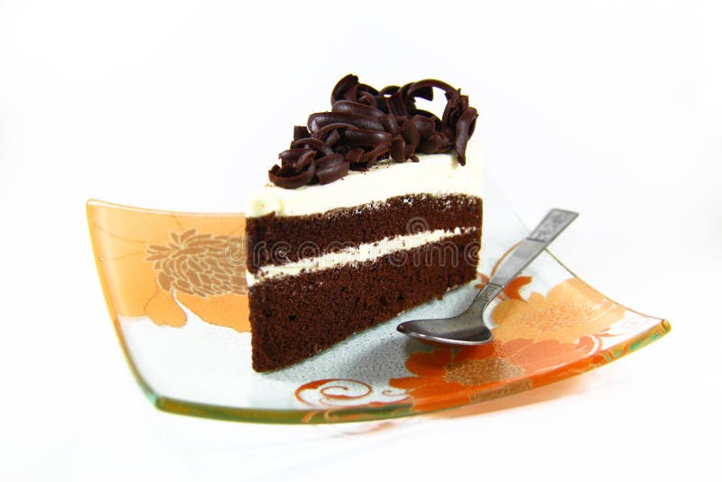 A delicious slice of Black Forrest Cake