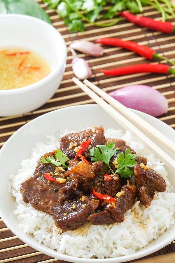 Delicious Vietnamese Caramelized Pork Recipe Stock Photo Image of