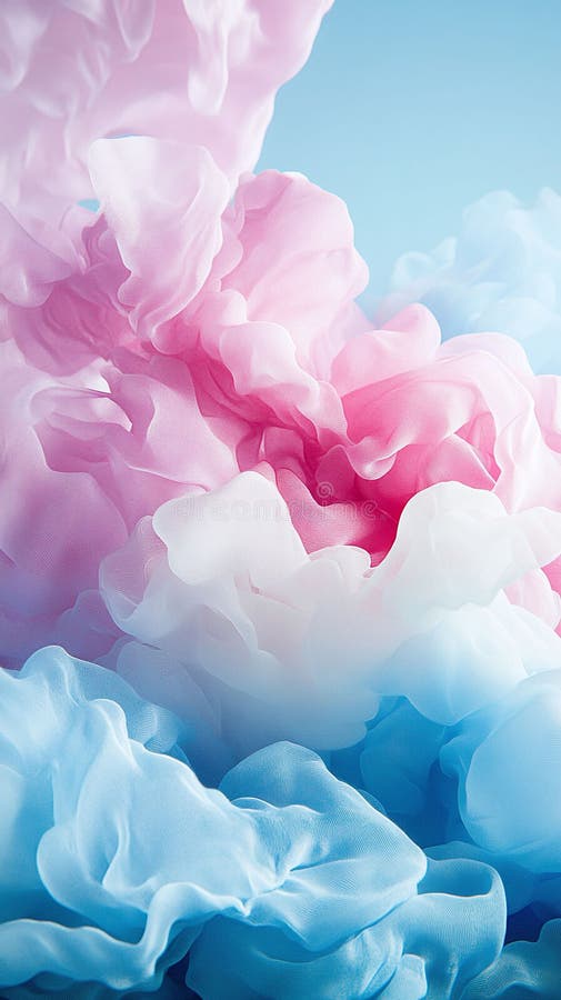 Delikatny pastelowy gradient tło mieszanie proszek niebieski i azalski różowy warstwowy z drobnym szumem biały. ilustracja wektor