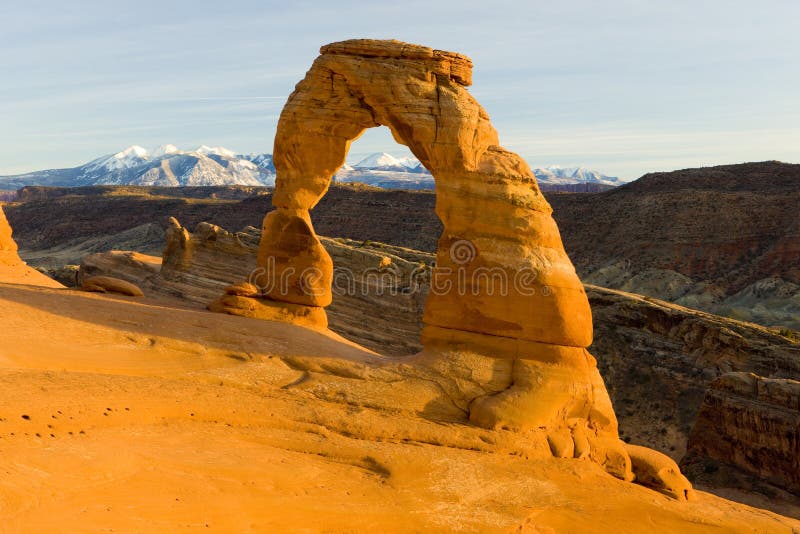 Delikatny ?uk, ?uki parki narodowi, Utah, usa obraz stock Delikatny ?uk, ?uki parki narodowi, Utah, usa obraz stock