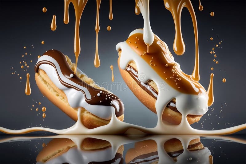 Delirious Eclairs Stock Illustrations 1 Delirious Eclairs Stock