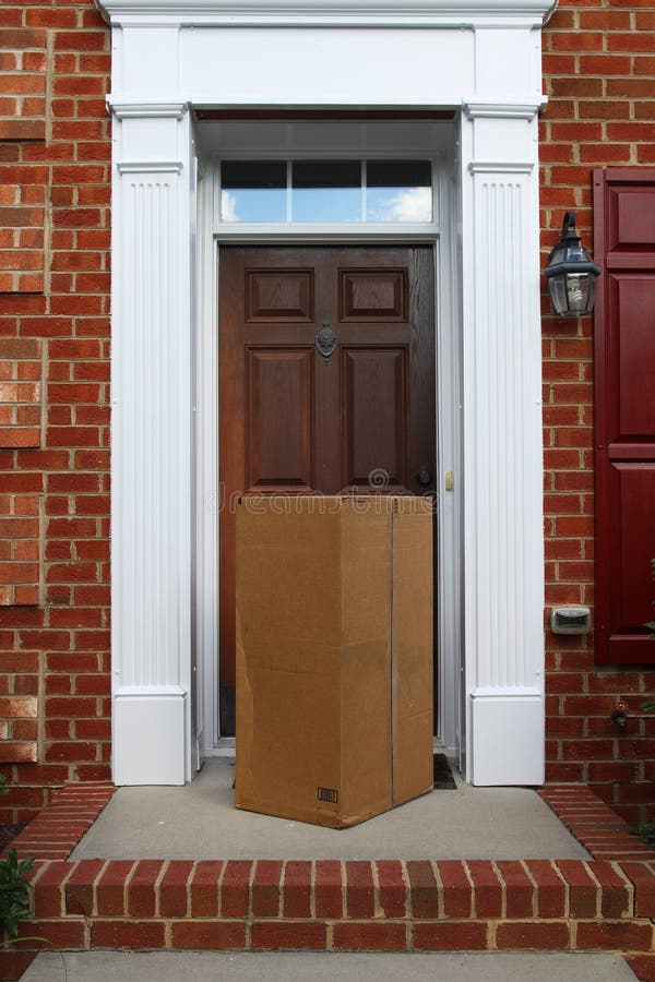 Large Package Delivered Porch Stock Photos Free & RoyaltyFree Stock