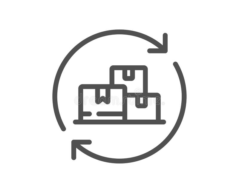 Customizing Sphinx-Generated Pages A CSS Guide to Changing Icons - Delivery Change Line Icon. Package Location Sign. Vector Stock Vector