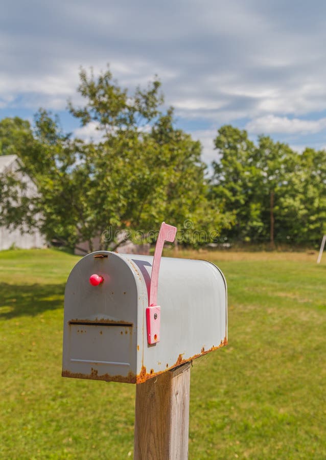 Delivery Post Box in Canada Stock Photo Image of design, rural 71397526