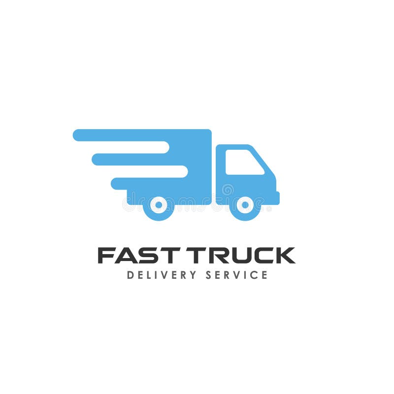 Delivery Services Logo Design. Courier Logo Design Template Stock ...