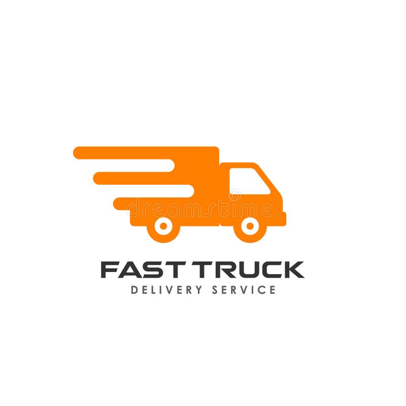 Delivery Services Logo Design. Courier Logo Design Template Stock ...