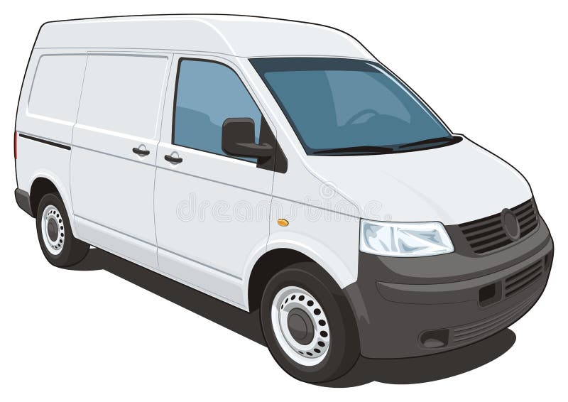 Delivery van stock vector. Illustration of transportation - 30071526