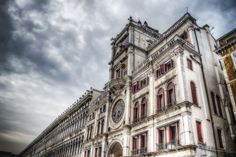 Dell'Orologio Torre στη Βενετία στοκ εικόνες Dell'Orologio Torre στη Βενετία στοκ εικόνες
