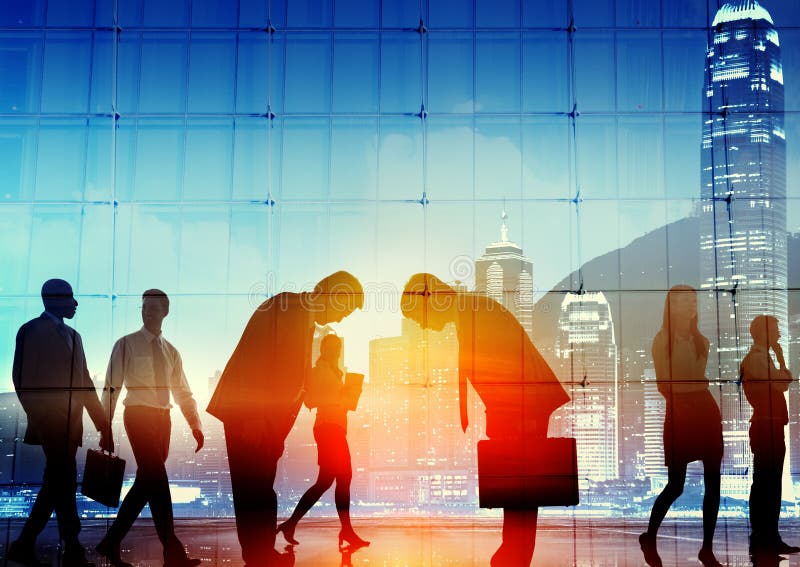 Della cultura di concetto corporativo di rispetto gente di affari giapponese fotografia stock