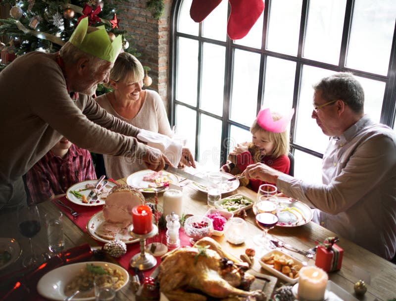 Della famiglia concetto di celebrazione di Natale insieme immagini stock Della famiglia concetto di celebrazione di Natale insieme immagini stock