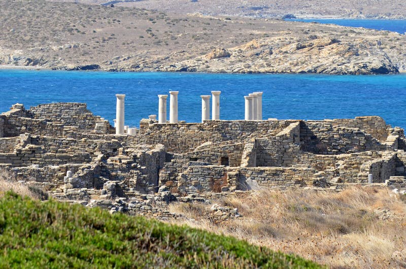 Delos island in Greece.