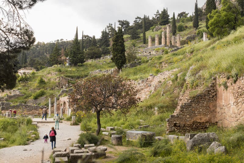 Sanctuary Of Delphi Greece Editorial Stock Image Image Of Classical Sanctuary Of Delphi Greece Editorial Stock Image Image Of Classical