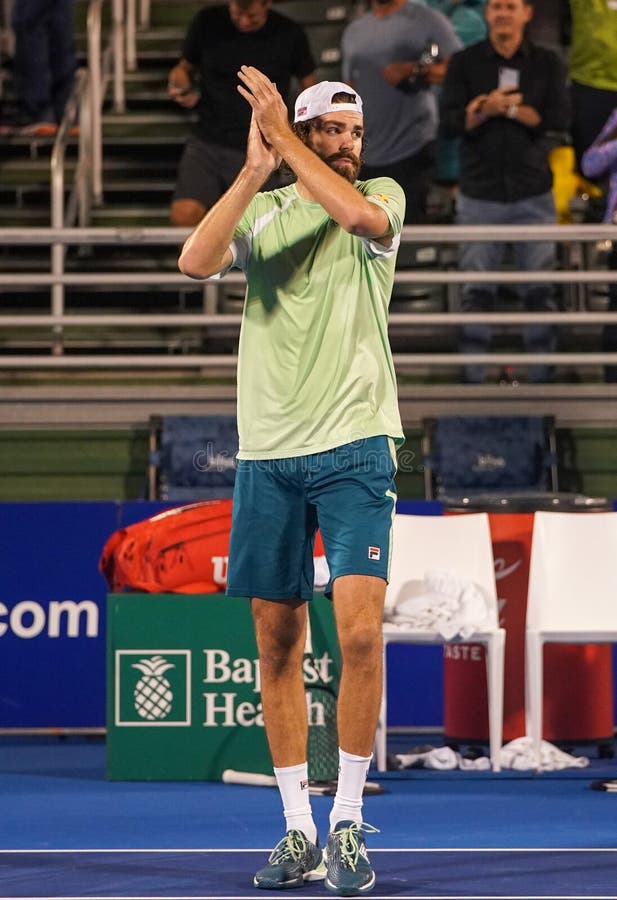 Professional Tennis Player Reilly Opelka of United States Celebrates ...