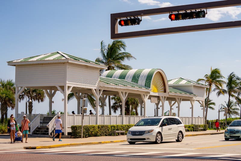 Delray Beach pavilion on the ocean