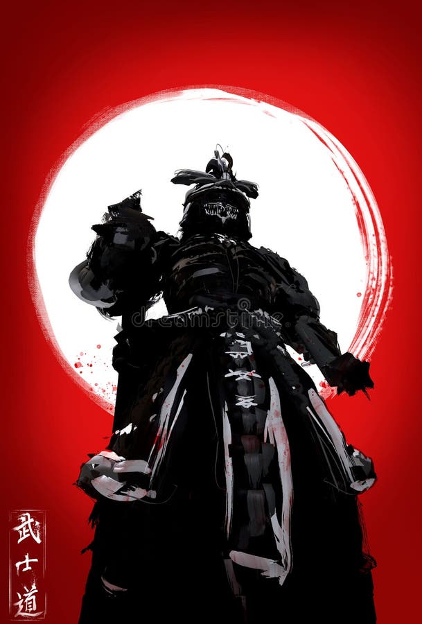 Desenho Da Ilustração De Subida Ninja Ilustração do Vetor - Ilustração de  capacete, samurai: 233354679