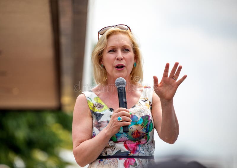 Democratic Senator Kirsten Gillibrand royalty free stock images Democratic Senator Kirsten Gillibrand royalty free stock images