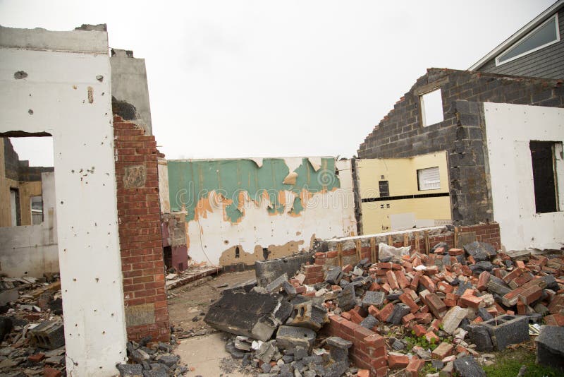 A demolished house stock photo. Image of house, bucket 121135168
