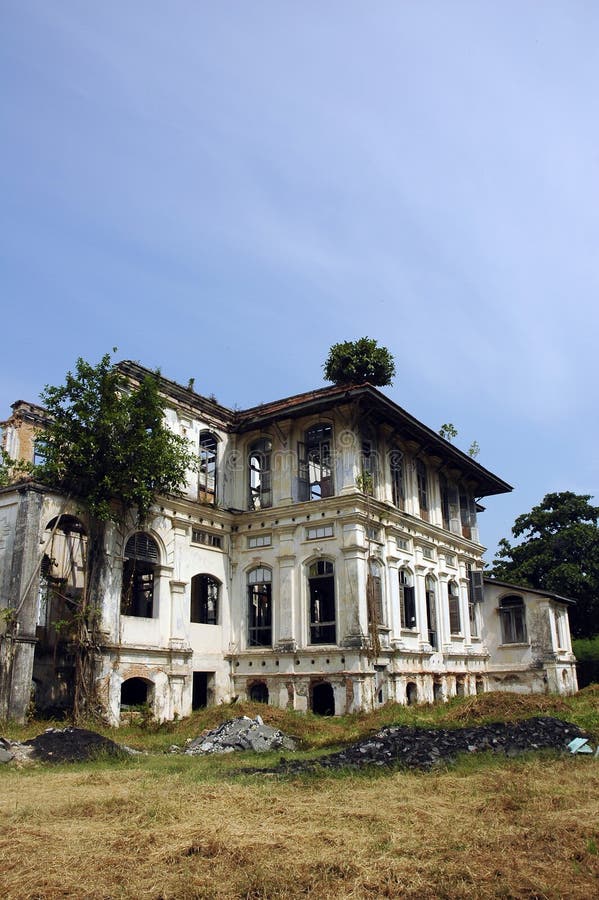 Demolished old building